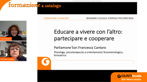 Registrazione | Educare a vivere con l'altro: partecipare e cooperare | Giunti Scuola