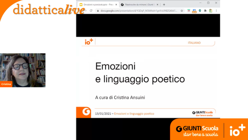 Registrazione | Emozioni e linguaggio poetico | Giunti Scuola