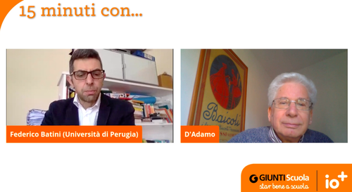 Registrazione | Federico Batini intervista Francesco D'Adamo. | Giunti Scuola
