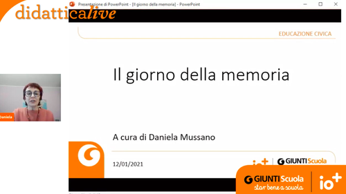 Registrazione | Il giorno della memoria | Giunti Scuola Registrazione | Il giorno della memoria | Giunti Scuola