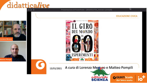 Registrazione | Il giro del mondo in 80 esperimenti | Giunti Scuola Registrazione | Il giro del mondo in 80 esperimenti | Giunti Scuola