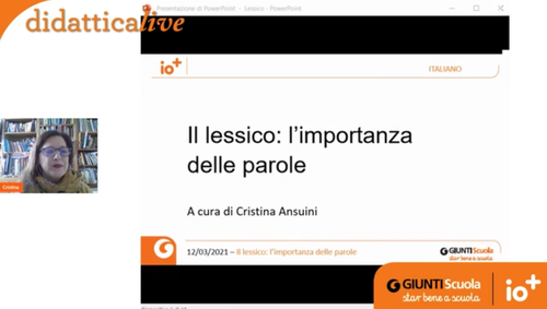 Registrazione | Il lessico: l'importanza delle parole | Giunti Scuola Registrazione | Il lessico: l'importanza delle parole | Giunti Scuola