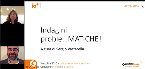 Registrazione | Indagini proble…MATICHE! | Giunti Scuola Registrazione | Indagini proble…MATICHE! | Giunti Scuola