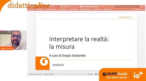 Registrazione | Interpretare la realtà: la misura | Giunti Scuola Registrazione | Interpretare la realtà: la misura | Giunti Scuola