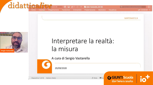 Registrazione | Interpretare la realtà: la misura | Giunti Scuola