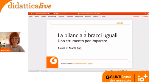Registrazione | La bilancia a bracci uguali: uno strumento per imparare | Giunti Scuola Registrazione | La bilancia a bracci uguali: uno strumento per imparare | Giunti Scuola