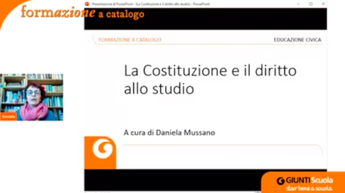 Registrazione | La costituzione e il diritto allo studio | Giunti Scuola Registrazione | La costituzione e il diritto allo studio | Giunti Scuola