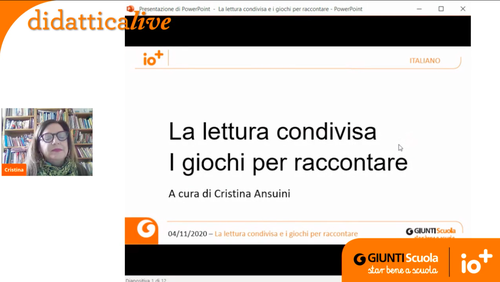 Registrazione | La lettura condivisa e i giochi per raccontare | Giunti Scuola