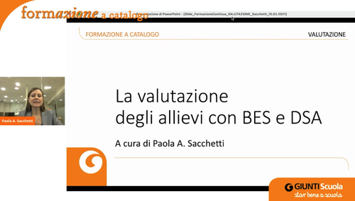 Registrazione | La valutazione degli allievi con BES e DSA | Giunti Scuola Registrazione | La valutazione degli allievi con BES e DSA | Giunti Scuola