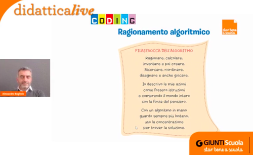 Registrazione | Ragionamento algoritmico a scuola | Giunti Scuola