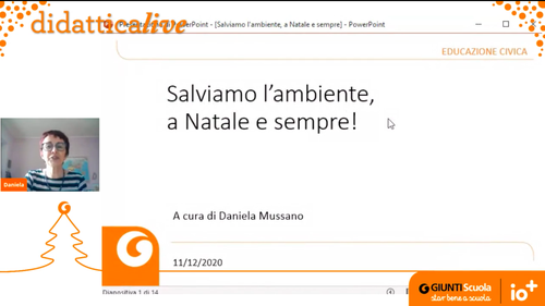 Registrazione | Salviamo l'ambiente, a Natale, sempre! | Giunti Scuola