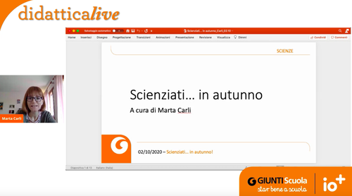 Registrazione | Scienziati in autunno | Giunti Scuola