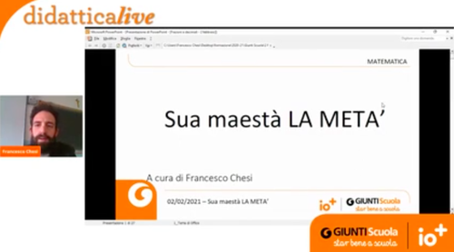 Registrazione | Sua maestà la metà | Giunti Scuola Registrazione | Sua maestà la metà | Giunti Scuola