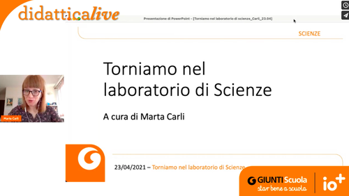 Registrazione | Torniamo nel laboratorio di scienze | Giunti Scuola Registrazione | Torniamo nel laboratorio di scienze | Giunti Scuola