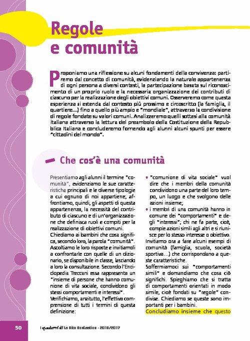 Regole e comunità | Giunti Scuola Regole e comunità | Giunti Scuola