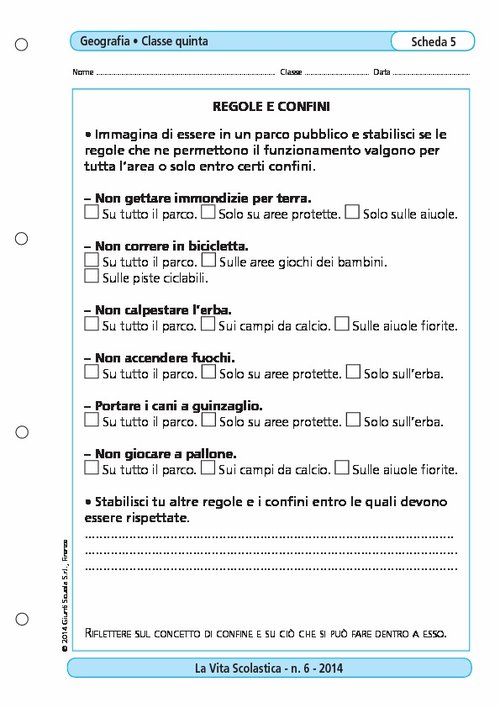 Regole e confini | Giunti Scuola Regole e confini | Giunti Scuola