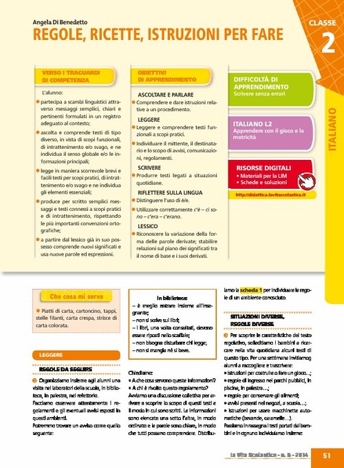 Regole, ricette, istruzioni per fare | Giunti Scuola Regole, ricette, istruzioni per fare | Giunti Scuola
