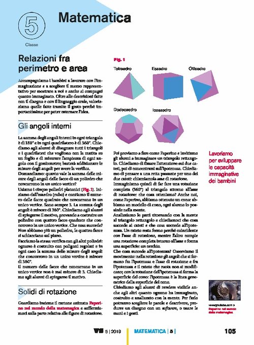 Relazioni fra perimetro e area | Giunti Scuola Relazioni fra perimetro e area | Giunti Scuola