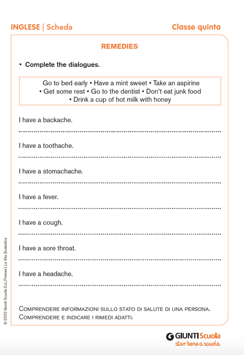 Remedies | Giunti Scuola Remedies | Giunti Scuola