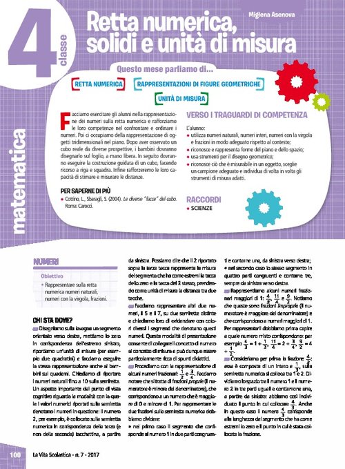 Retta numerica, solidi e unità di misura | Giunti Scuola Retta numerica, solidi e unità di misura | Giunti Scuola