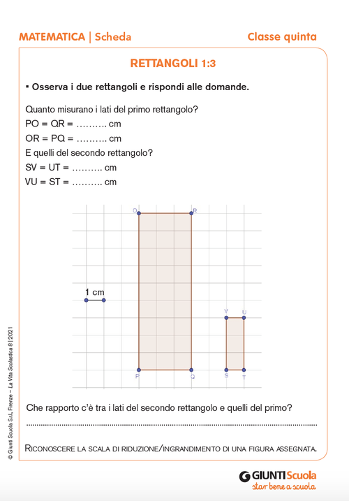 Rettangoli 1:3 | Giunti Scuola Rettangoli 1:3 | Giunti Scuola