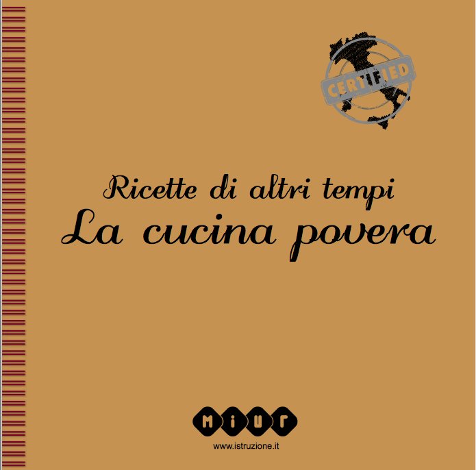 Ricette d'altri tempi, il regalo del MIUR | Giunti Scuola Ricette d'altri tempi, il regalo del MIUR | Giunti Scuola