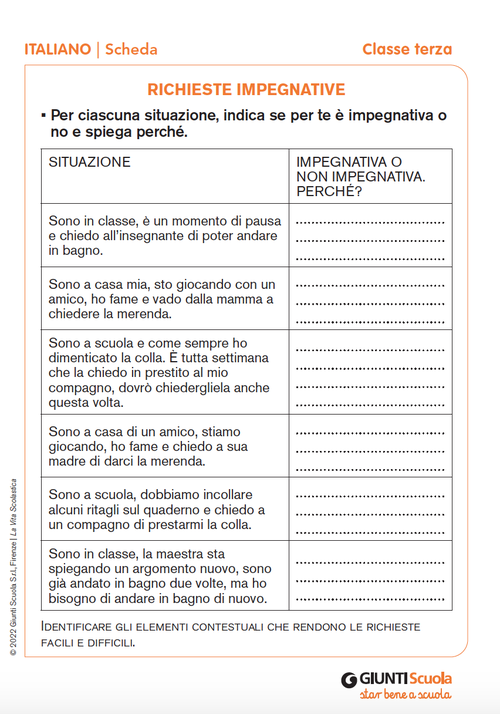 Richieste impegnative | Giunti Scuola Richieste impegnative | Giunti Scuola