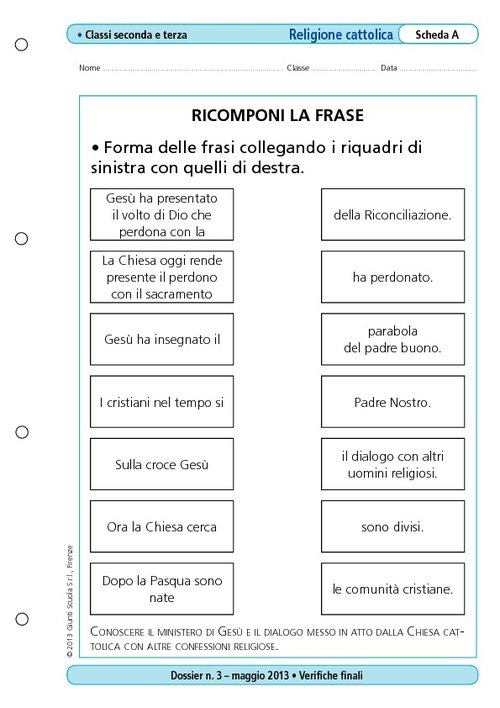 Ricomponi la frase | Giunti Scuola