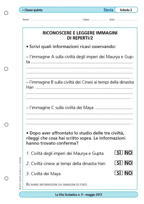 Riconoscere e leggere immagini di reperti/2 | Giunti Scuola Riconoscere e leggere immagini di reperti/2 | Giunti Scuola