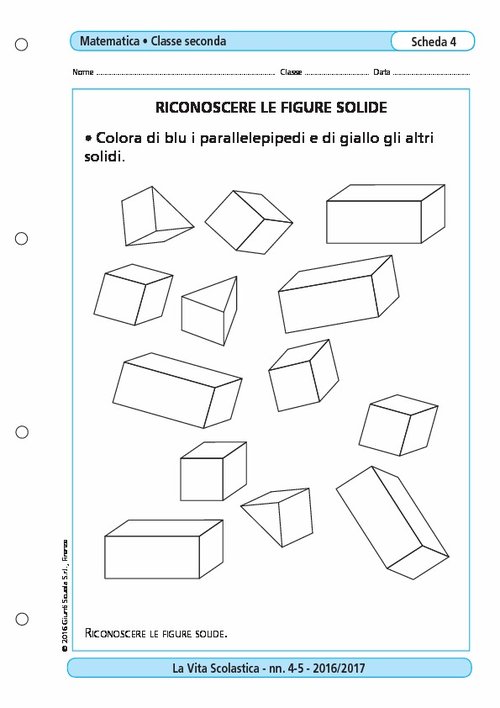 Riconoscere le figure solide | Giunti Scuola Riconoscere le figure solide | Giunti Scuola
