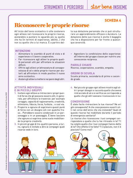 Riconoscere le proprie risorse | Giunti Scuola