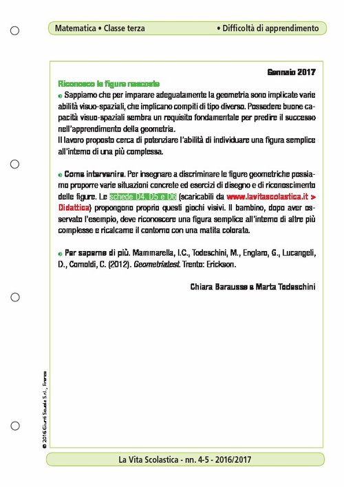 Riconosco le figure nascoste | Giunti Scuola Riconosco le figure nascoste | Giunti Scuola
