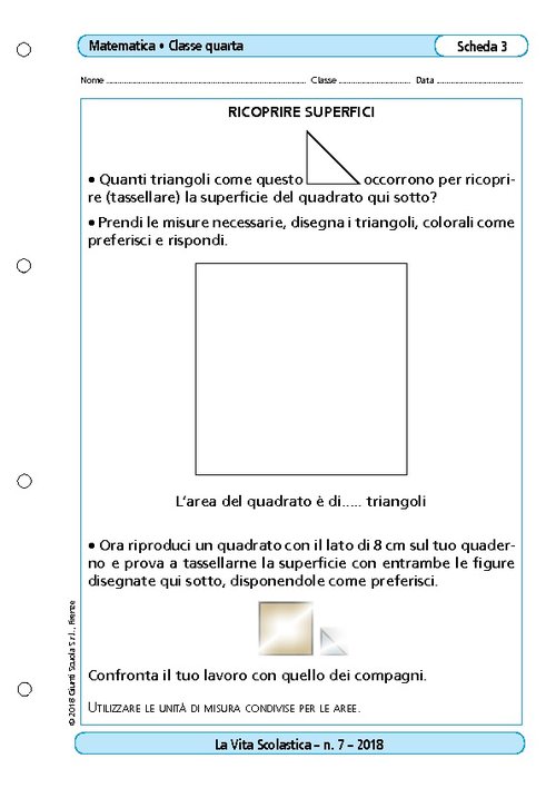 Ricoprire superfici | Giunti Scuola Ricoprire superfici | Giunti Scuola