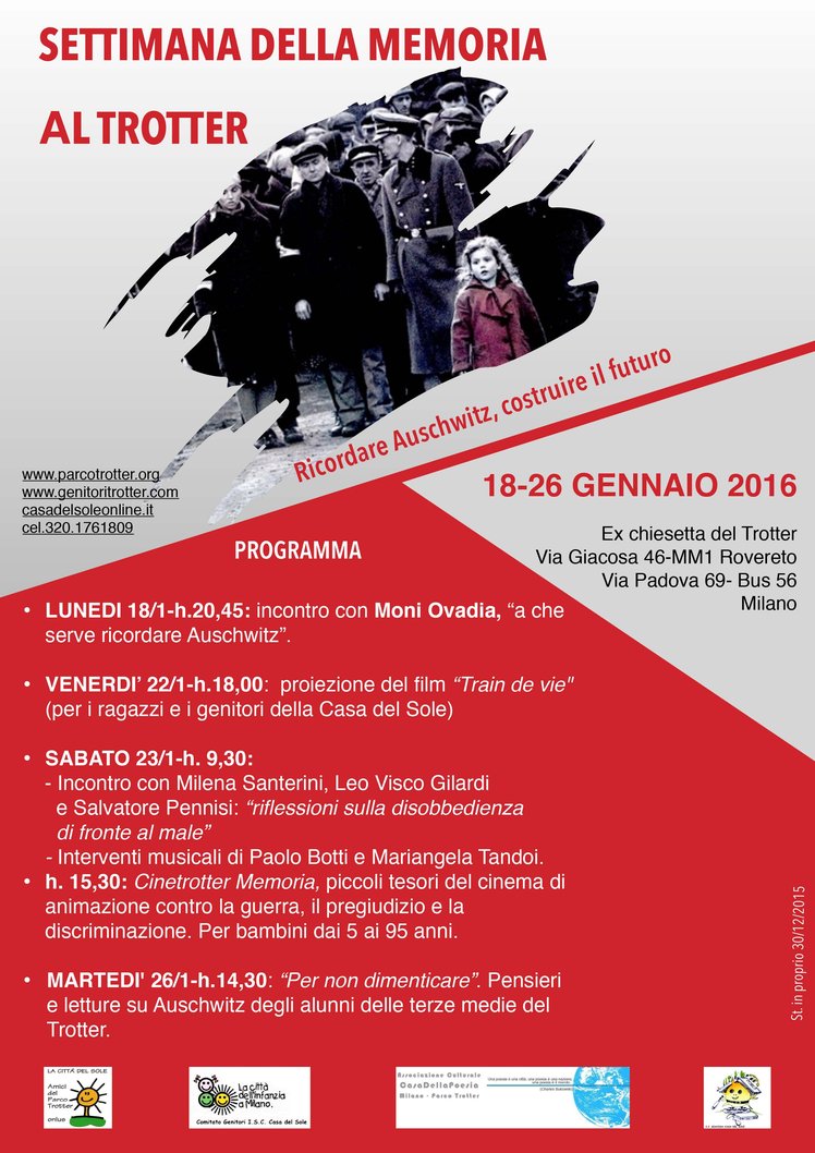 Ricordare Auschwitz, costruire il futuro: una settimana di incontri al Trotter di Milano | Giunti Scuola Ricordare Auschwitz, costruire il futuro: una settimana di incontri al Trotter di Milano | Giunti Scuola