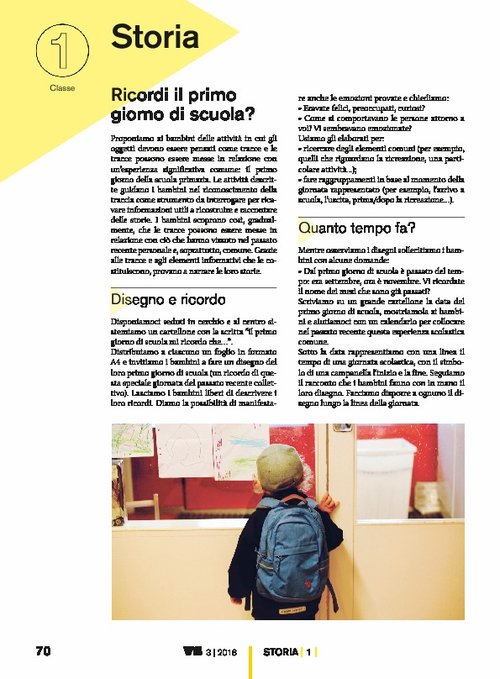 Ricordi il primo giorno di scuola? | Giunti Scuola Ricordi il primo giorno di scuola? | Giunti Scuola