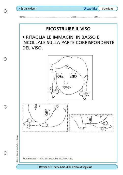 Ricostruire il viso | Giunti Scuola Ricostruire il viso | Giunti Scuola