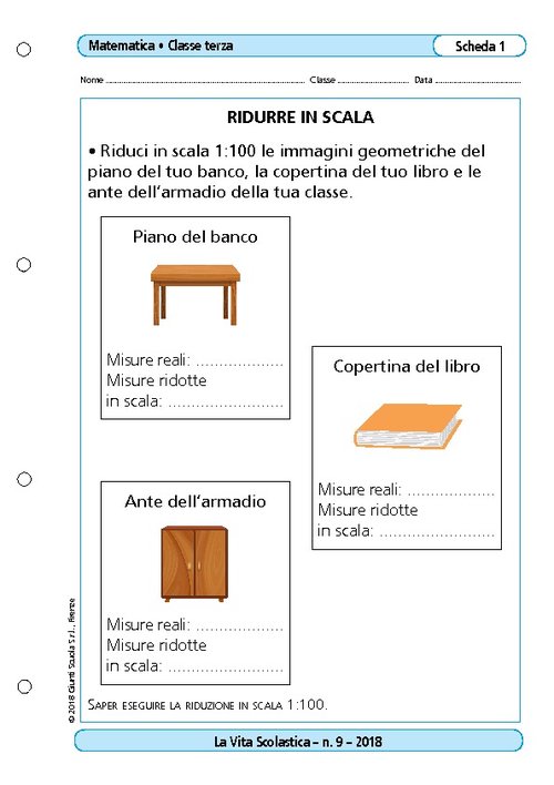 Ridurre in scala | Giunti Scuola Ridurre in scala | Giunti Scuola