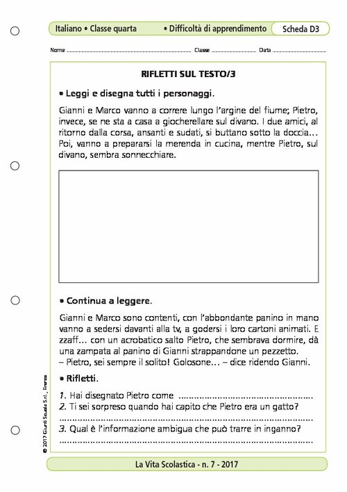 Rifletti sul testo/3 | Giunti Scuola