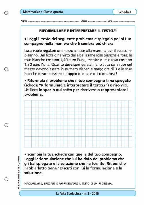 Riformulare e interpretare il testo/1 | Giunti Scuola