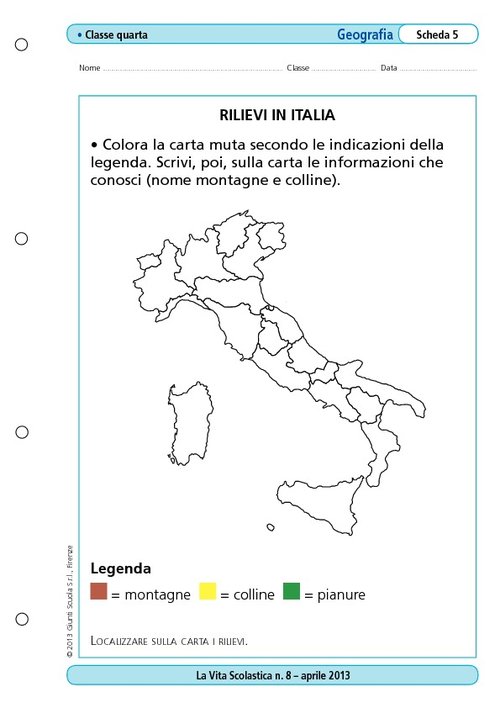 Rilievi in Italia | Giunti Scuola Rilievi in Italia | Giunti Scuola