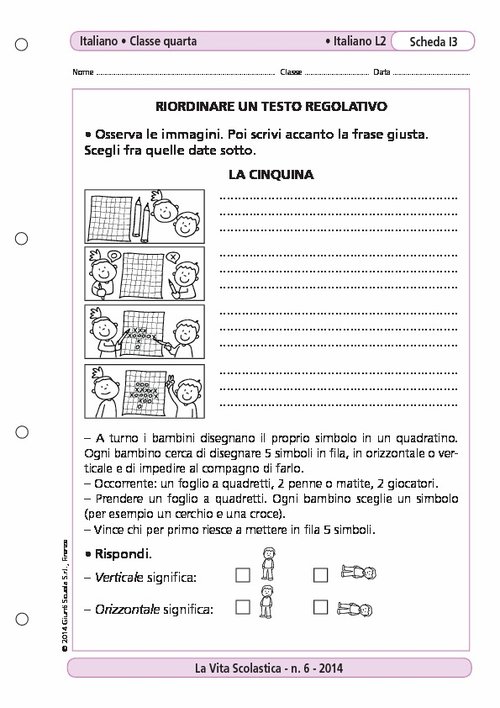 Riordinare un testo regolativo | Giunti Scuola Riordinare un testo regolativo | Giunti Scuola