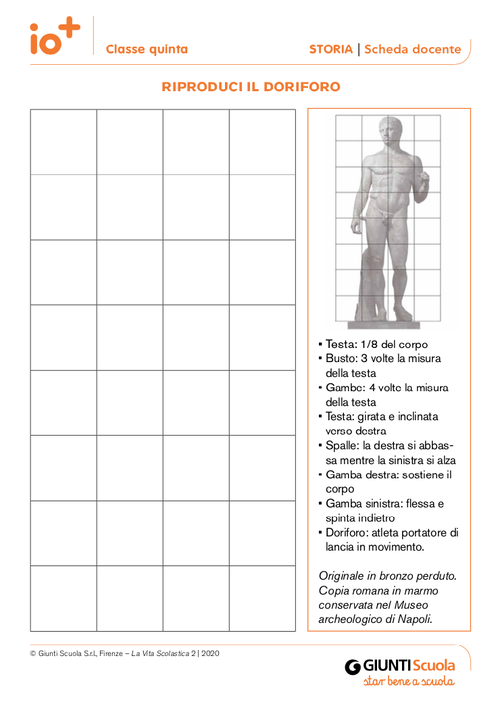 Riproduci il Doriforo | Giunti Scuola Riproduci il Doriforo | Giunti Scuola