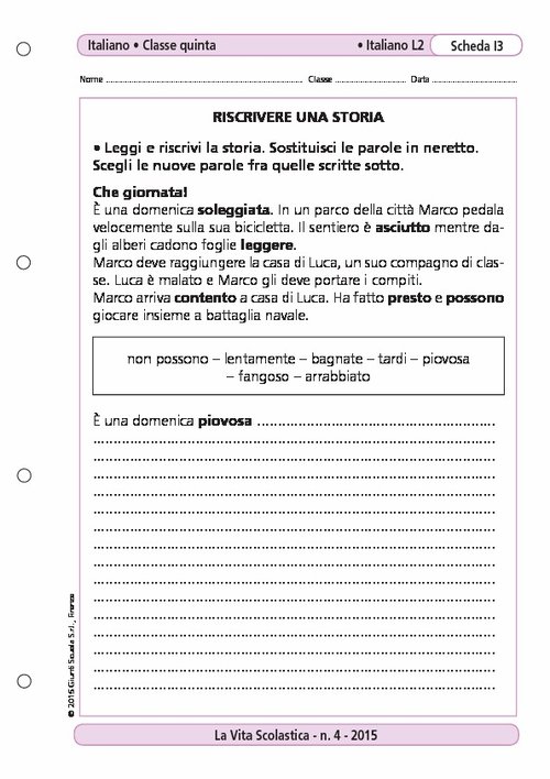 Riscrivere una storia | Giunti Scuola Riscrivere una storia | Giunti Scuola