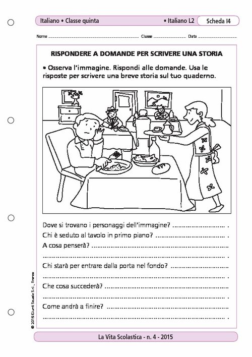 Rispondere a domande per scrivere una storia | Giunti Scuola Rispondere a domande per scrivere una storia | Giunti Scuola
