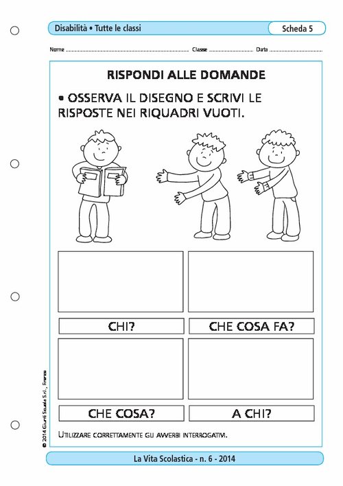 Rispondi alle domande | Giunti Scuola Rispondi alle domande | Giunti Scuola