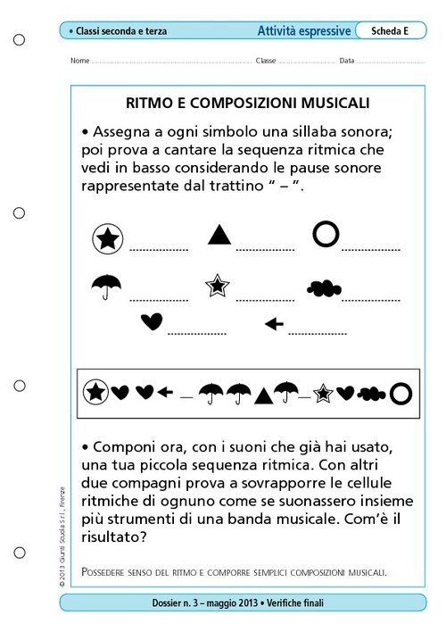 Ritmo e composizioni musicali | Giunti Scuola Ritmo e composizioni musicali | Giunti Scuola