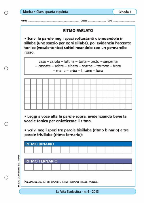 Ritmo parlato | Giunti Scuola Ritmo parlato | Giunti Scuola