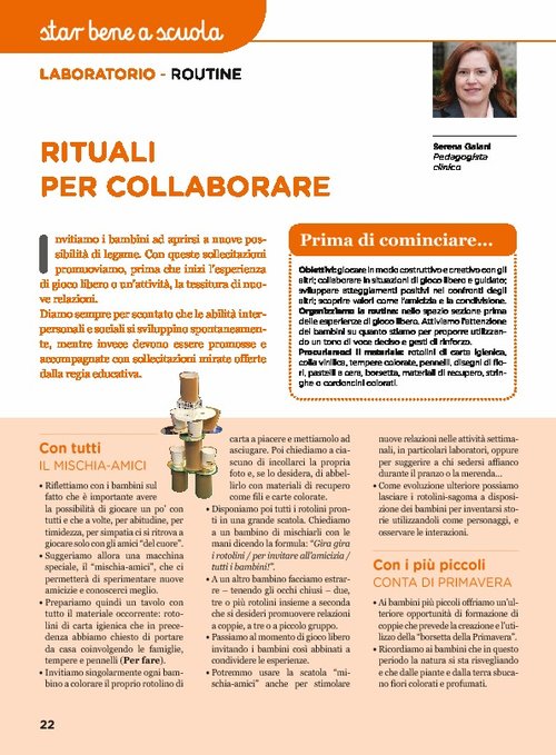 Rituali per collaborare | Giunti Scuola Rituali per collaborare | Giunti Scuola