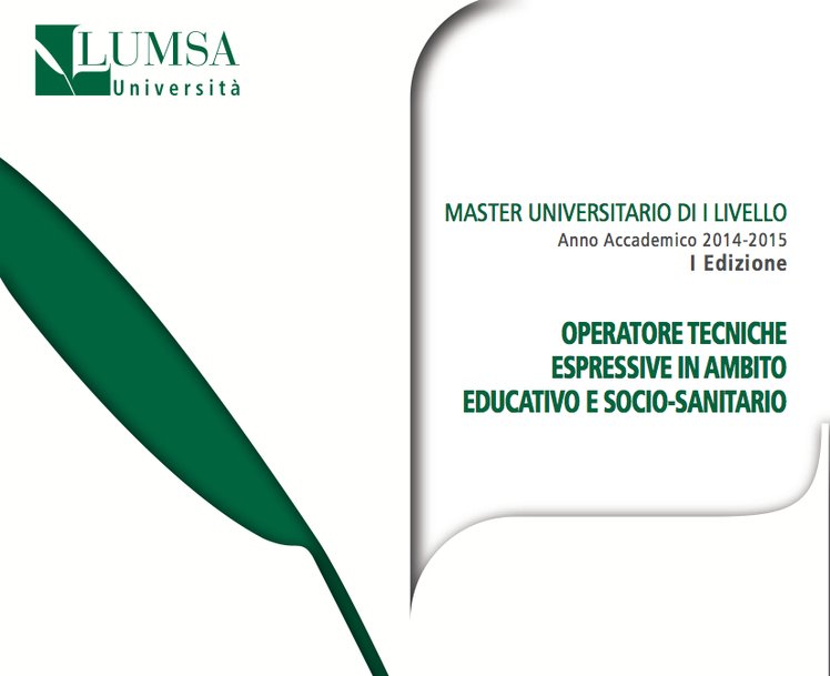 Roma - Master "Operatore Tecniche Espressive in ambito educativo e socio-sanitario". Disponibile il bando | Giunti Scuola Roma - Master "Operatore Tecniche Espressive in ambito educativo e socio-sanitario". Disponibile il bando | Giunti Scuola