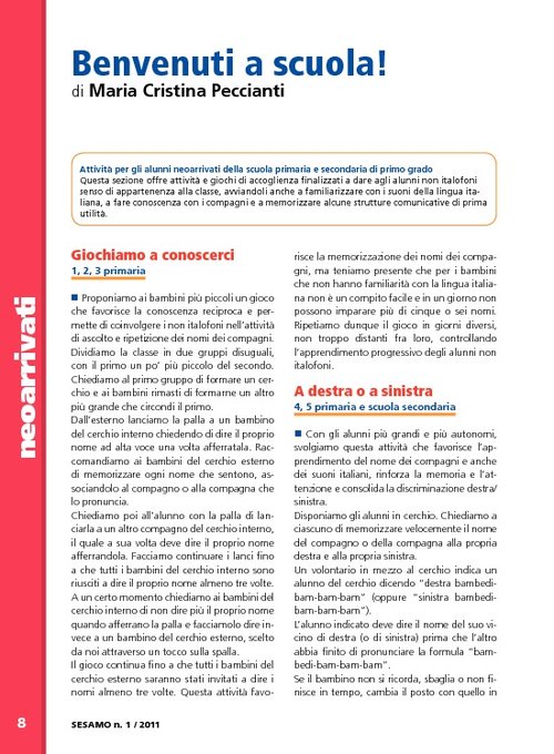 S1_2011-12_NEO_percorso.pdf | Giunti Scuola